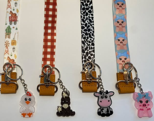 Custom Animal Print Lanyards